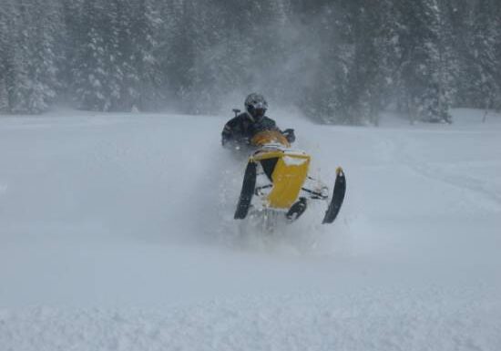 Snowmobiling